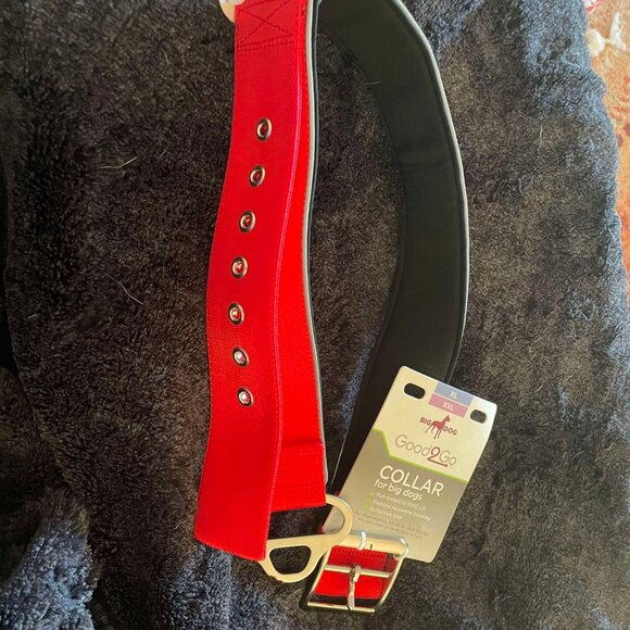 Dog Collar: Padded Neoprene Pin Buckle Big Dog Collar, XL/2XL - Picture 2 of 2